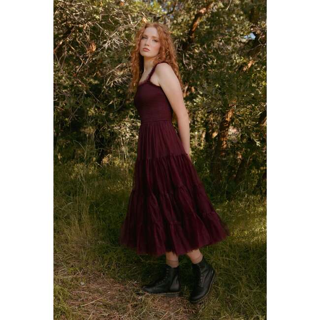 Destiny Dress in Burgundy - Dresses - 2