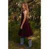 Mini Destiny Dress in Burgundy - Dresses - 4