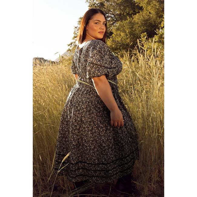 Brooklyn Dress in Navy Dainty Floral - Dresses - 4