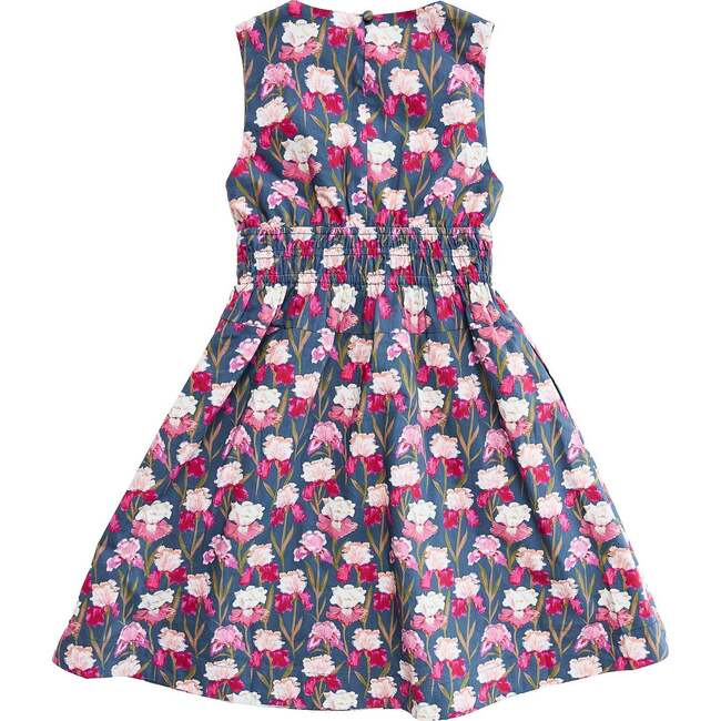 Mini Carly Dress in Navy Pressed Petals - Dresses - 2