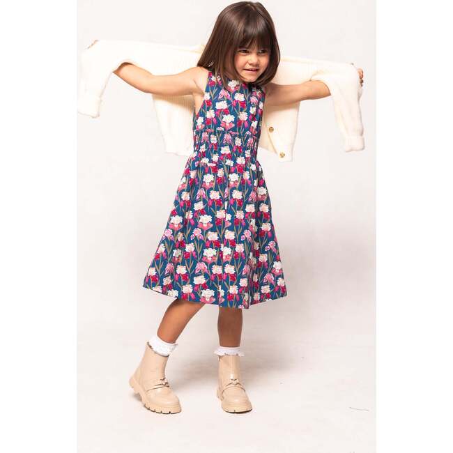 Mini Carly Dress in Navy Pressed Petals - Dresses - 4
