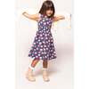 Mini Carly Dress in Navy Pressed Petals - Dresses - 4