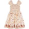 Mini Marlow Cap Sleeve Dress in Cream Ditsy Floral - Dresses - 1 - thumbnail