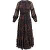 Geneva Dress in Scarlet Bloom - Dresses - 1 - thumbnail
