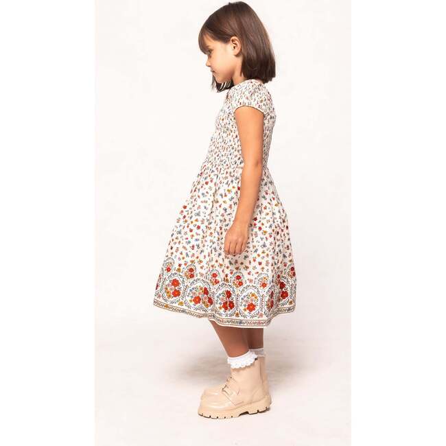 Mini Marlow Cap Sleeve Dress in Cream Ditsy Floral - Dresses - 2