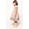 Mini Marlow Cap Sleeve Dress in Cream Ditsy Floral - Dresses - 2