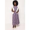 Carly Dress in Navy Pressed Petals - Dresses - 2