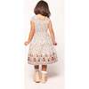 Mini Marlow Cap Sleeve Dress in Cream Ditsy Floral - Dresses - 3