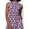 Carly Dress in Navy Pressed Petals - Dresses - 3