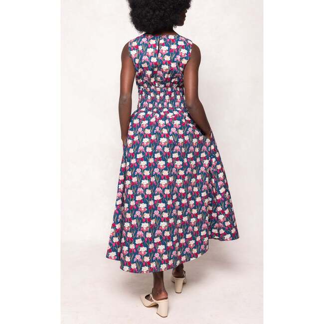 Carly Dress in Navy Pressed Petals - Dresses - 6