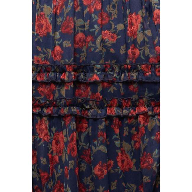 Geneva Dress in Scarlet Bloom - Dresses - 5