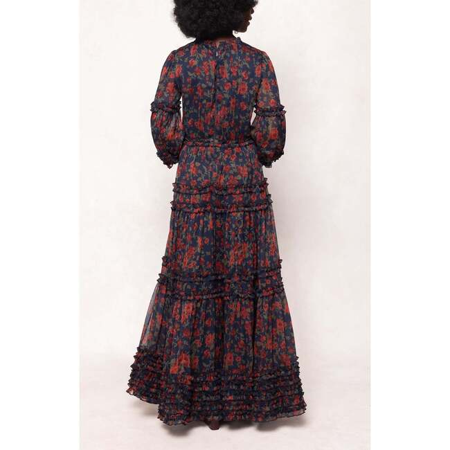 Geneva Dress in Scarlet Bloom - Dresses - 6