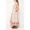 Marlow Cap Sleeve Dress in Cream Ditsy Floral - Dresses - 2
