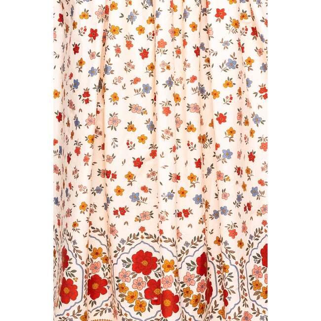 Marlow Cap Sleeve Dress in Cream Ditsy Floral - Dresses - 3