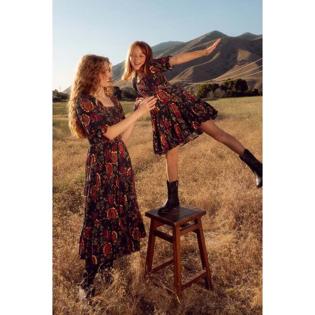 Mini Madeline Dress in Moody Sunflower - Dresses - 4