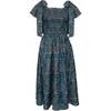 Rayna Dress in Teal Ribboned Garden - Dresses - 1 - thumbnail