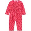 Smocked Baby Romper, Andong Floral - Rompers - 2