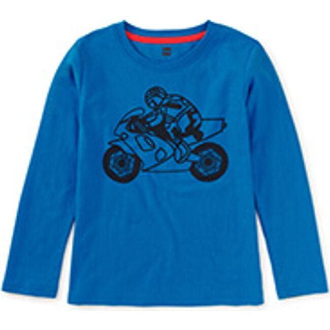 Motor Biker Graphic Tee, SWEDISH BLUE