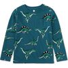 Long Sleeve Printed Pocket Tee, Dynamic Dinos - T-Shirts - 2