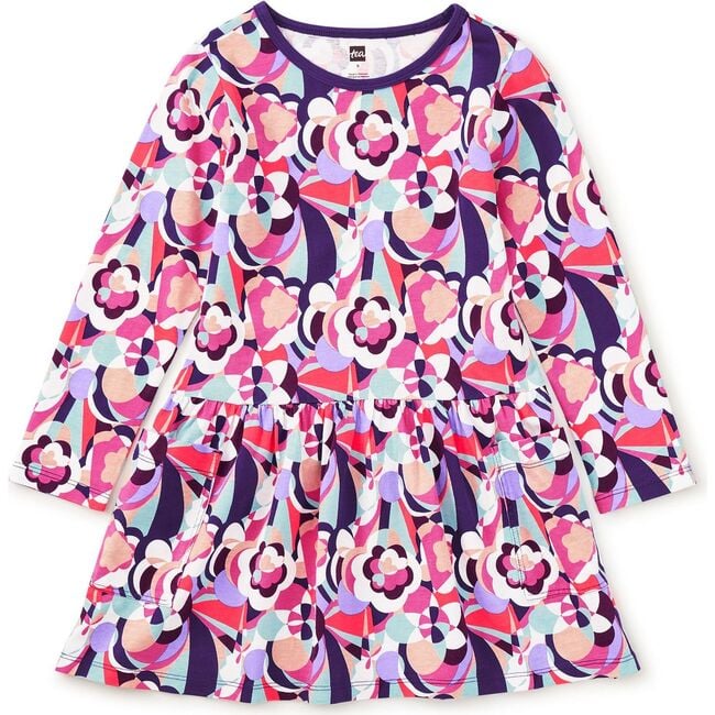 Long Sleeve Pocket Dress, Bala Floral