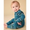 Long Sleeve Pocket Baby Romper, Dynamic Dinos - Rompers - 2