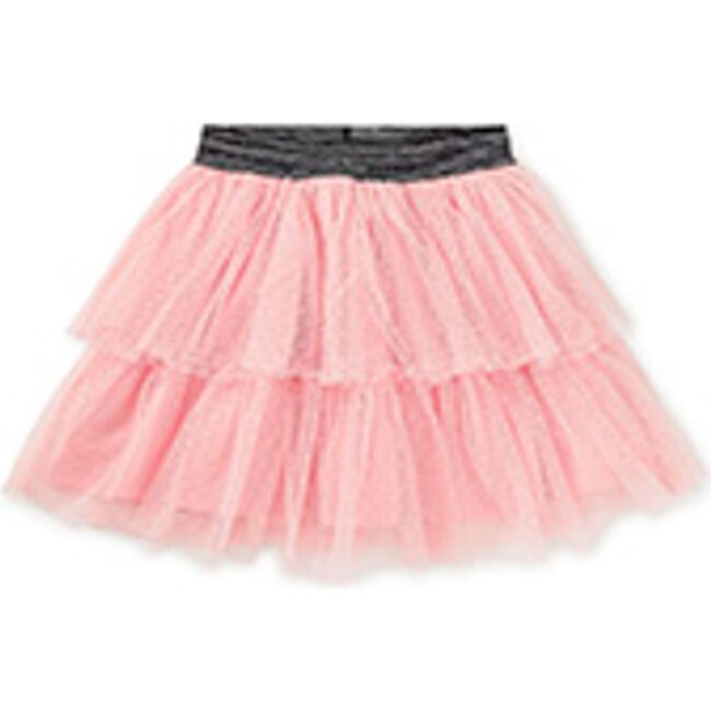 Layered Dot Tulle Skirt, Cherry Blossom