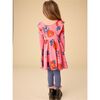 Ruffle Shoulder Ballet Dress, Turkish Rose - Dresses - 6