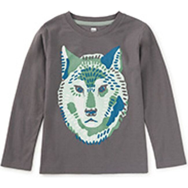 Wolf Graphic Tee, Thunder