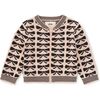 Zip Up Bow Cardigan, Bow - Cardigans - 3