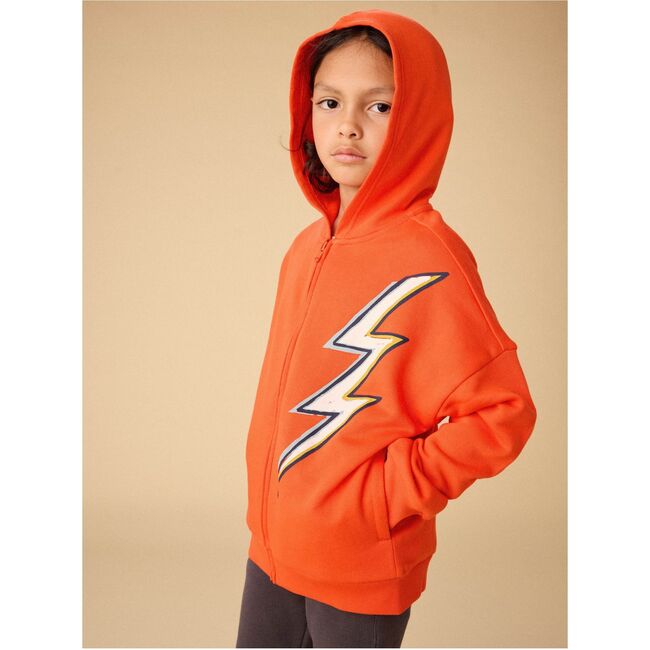 Lightning Bolt Easy Fit Hoodie, RAY - Sweatshirts - 7