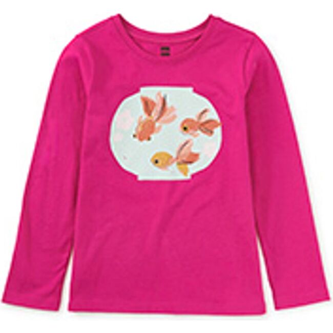 Goldfish Graphic Tee, Fuchsia
