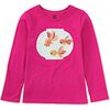 Goldfish Graphic Tee, Fuchsia - T-Shirts - 1 - thumbnail