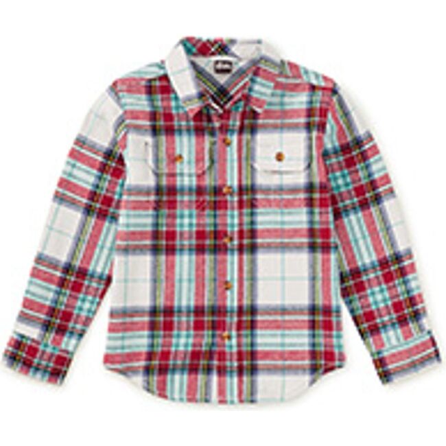 Flannel Button Up Shirt, KORBP301