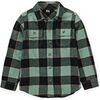 Flannel Button Up Shirt, Forest Plaid - Button Downs - 1 - thumbnail