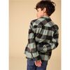 Flannel Button Up Shirt, Forest Plaid - Button Downs - 3