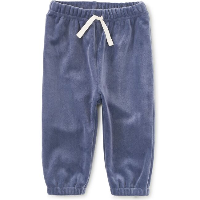 Easy Fit Velour Baby Joggers, NAVAL BLUE