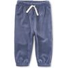 Easy Fit Velour Baby Joggers, NAVAL BLUE - Sweatpants - 1 - thumbnail