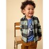 Flannel Button Up Shirt, Forest Plaid - Button Downs - 7