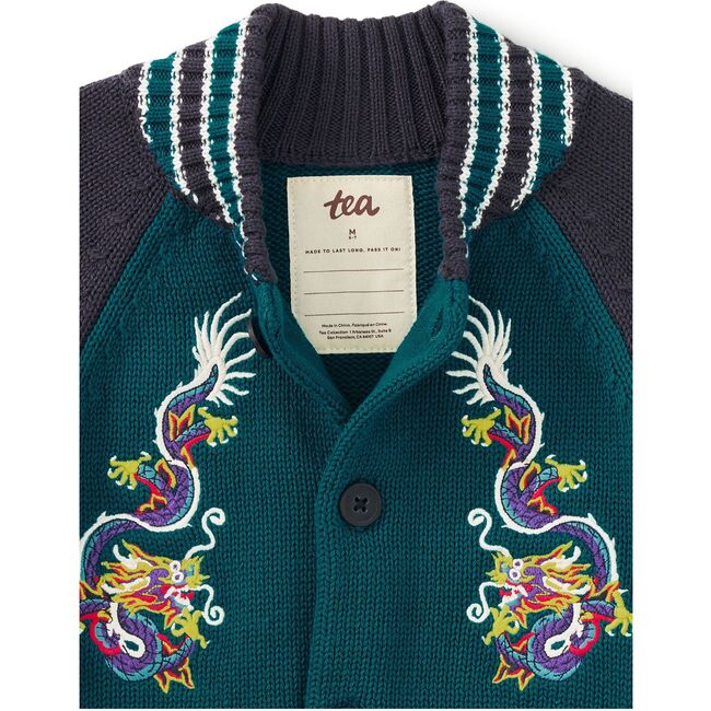 Dragon Bomber Sweater, Scuba - Cardigans - 3