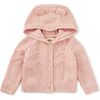 Creature Comfort Baby Cardigan, Rosada - Cardigans - 1 - thumbnail