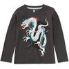 Dragon Graphic Tee, Pepper - T-Shirts - 2