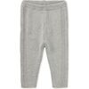 Cozy Baby Pants, Med Heather Grey - Sweatpants - 1 - thumbnail