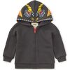 Dragon Hood Easy Fit Hoodie, Pepper - Sweatshirts - 5