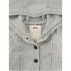 Creature Comfort Baby Cardigan, Med Heather Grey - Cardigans - 2
