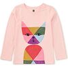 Rainbow Cat Double Sided Tee, PINK SALT - T-Shirts - 1 - thumbnail