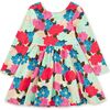 Printed Ballet Dress, Peonies & Chrysanthemums - Dresses - 2