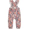 Corduroy Ruffle Baby Overalls, Japanese Mini Floral - Overalls - 3