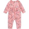 Pretty Peplum Baby Romper, Rainbow Unicorn - Rompers - 2