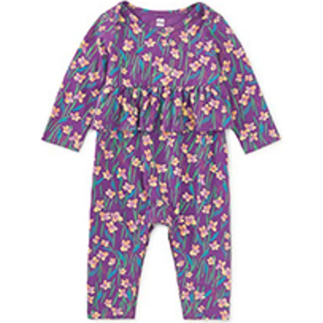Pretty Peplum Baby Romper, Perfume Jasmine