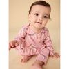 Pretty Peplum Baby Romper, Rainbow Unicorn - Rompers - 3